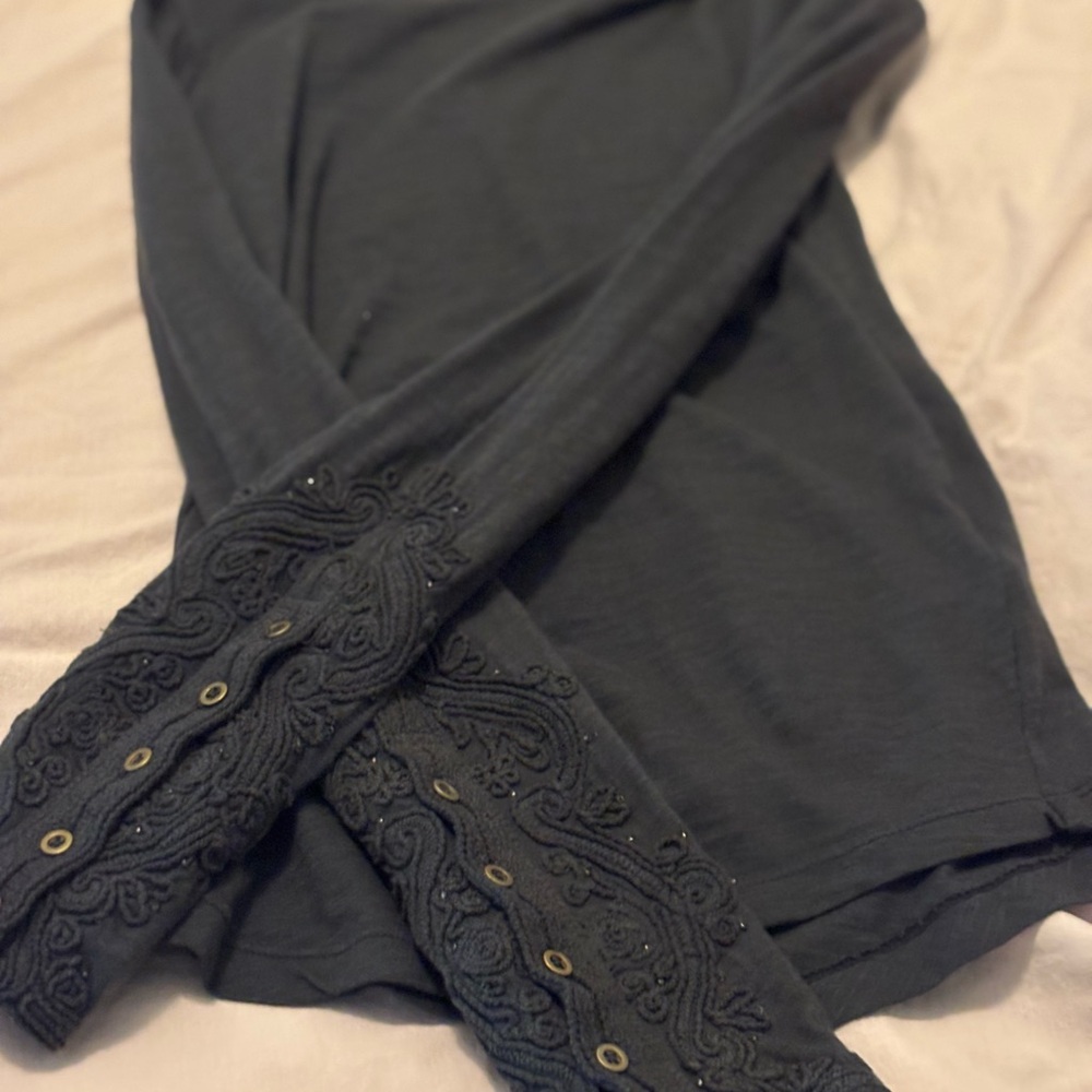 We The Free Black Long Sleeve Top